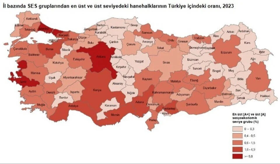 TÜİK bu verileri ilk kez paylaştı! İşte Türkiye'nin en zengin ve yoksul ilçeleri - 2. Resim