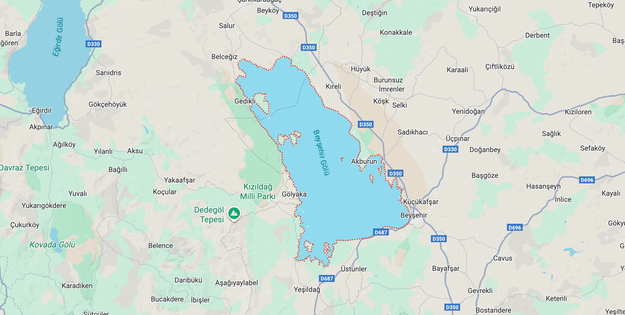 Beyşehir Gölü nerede, son hali nasıl, kurudu mu? Türkiye’nin 3. büyük gölü kuruyor! - 1. Resim