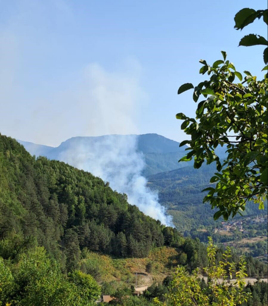 Karadeniz'de ciğerlerimiz yanıyor! Sinop'ta alevler yükseldi, ekipler müdahale ediyor - 1. Resim