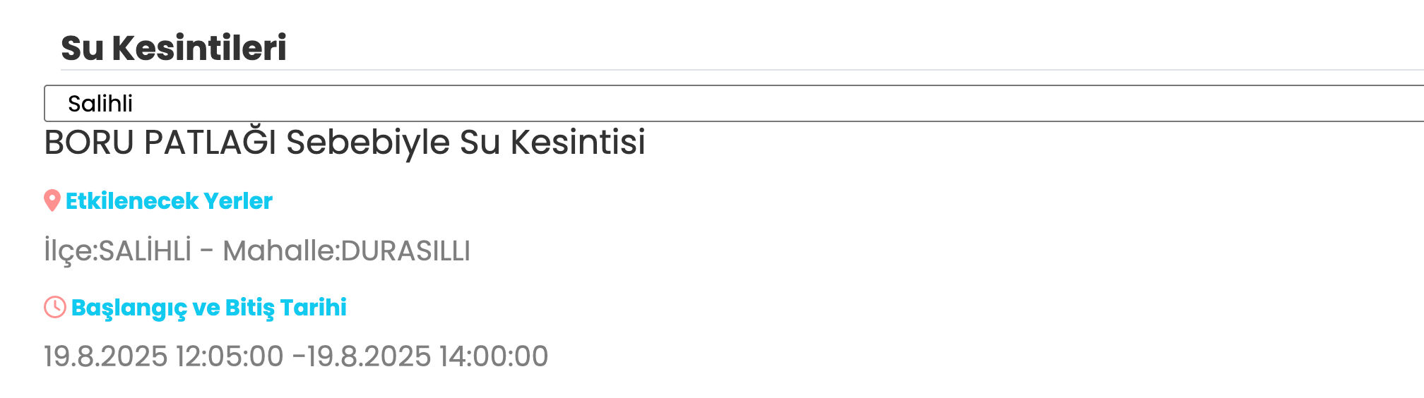 Manisa su kesintisi: MASKİ duyurdu! 19 Ağustos Manisa'da sular ne zaman gelecek? - 5. Resim