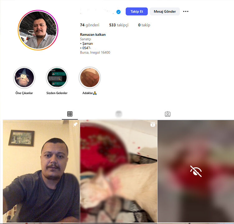 Mide bulandıran görüntüler! Şaman olduğu söyleyerek iğrenç ritüelleri paylaştı, evine giren ekipler şoke oldu - 1. Resim