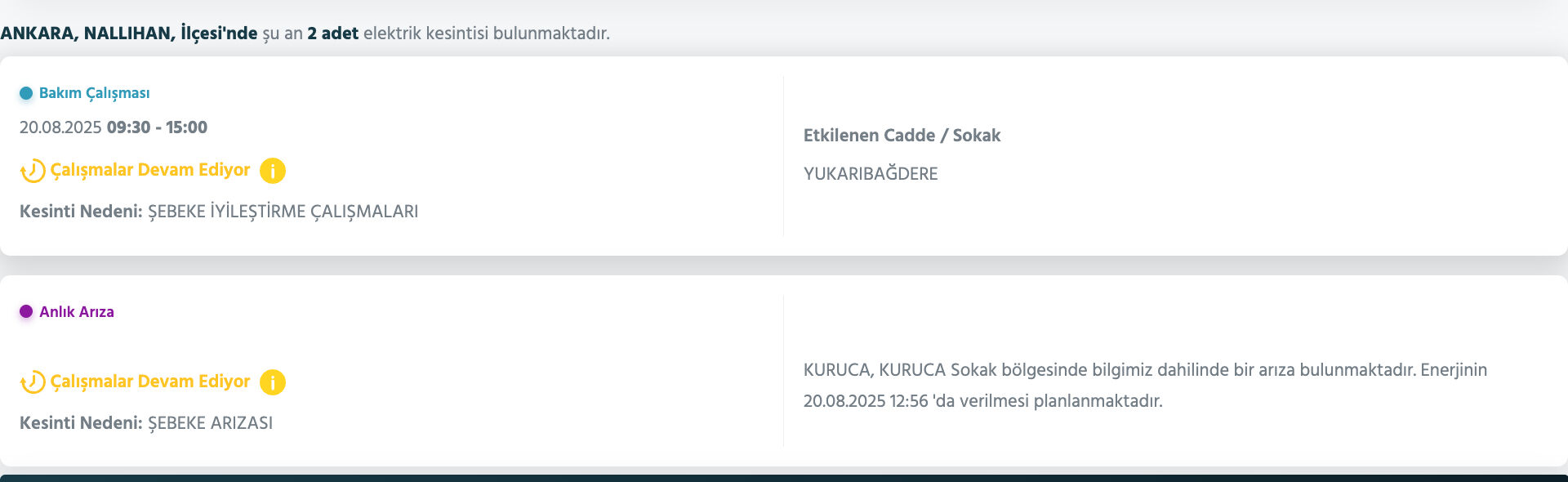 Ankara EDAŞ elektrik kesintisi! 20 Ağustos Ankara'da elektrik kesintisi ne zaman bitecek? - 13. Resim