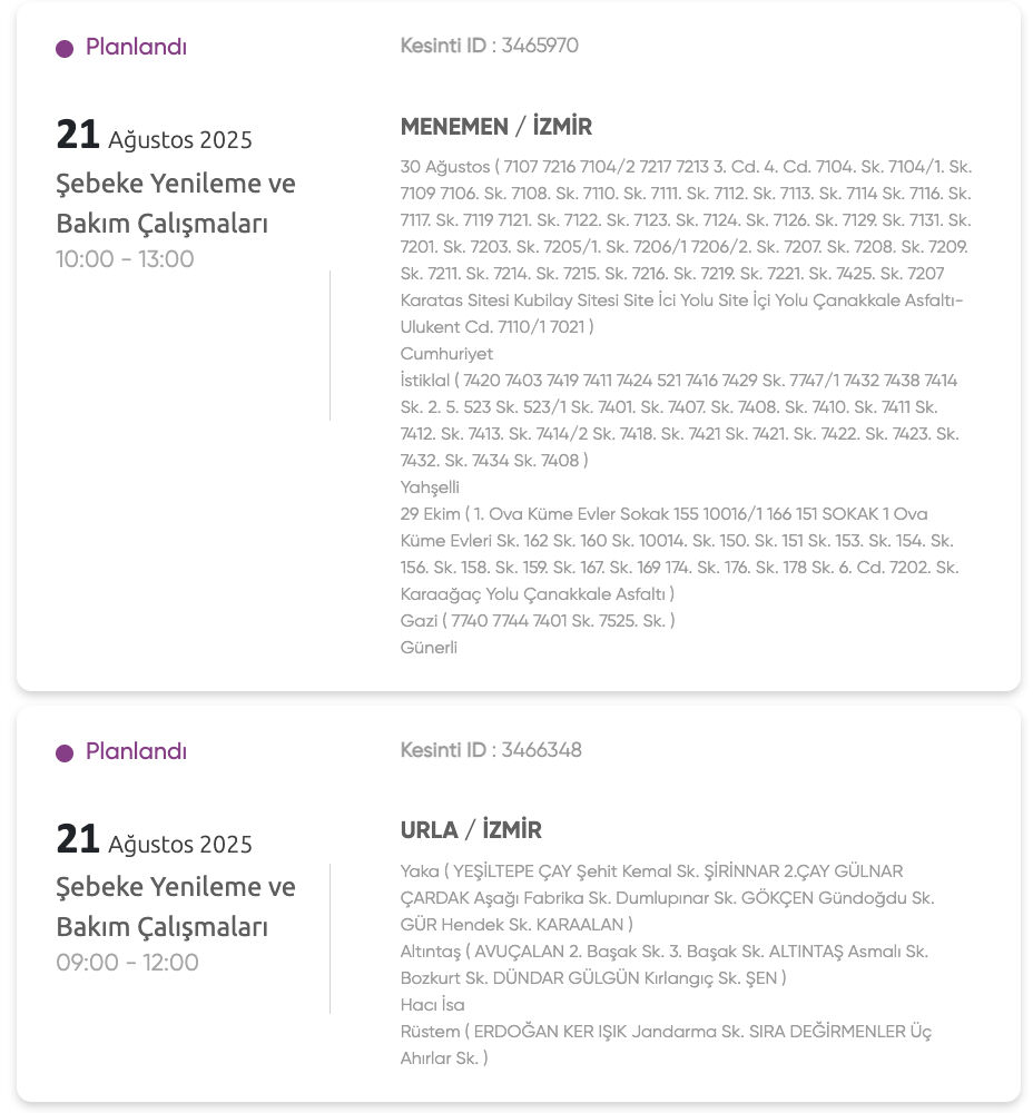 İzmir elektrik kesintisi 20-21 Ağustos GDZ planlı kesinti listesi: İzmir'de elektrikler ne zaman gelecek? - 4. Resim