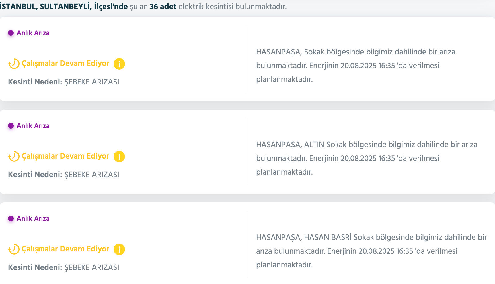 Sultanbeyli elektrik kesintisi: Elektrikler ne zamana gelecek? - 2. Resim