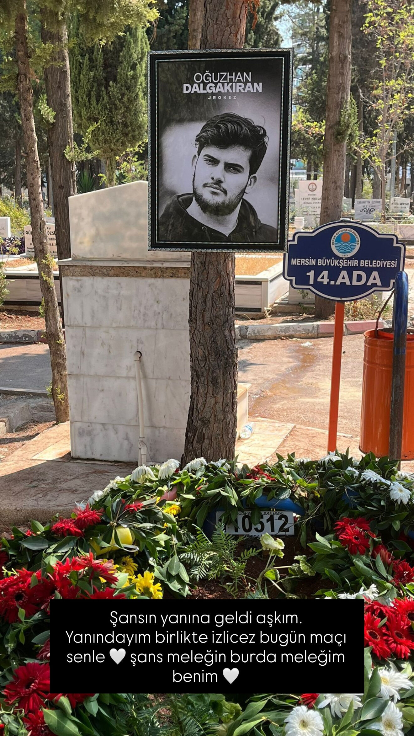 Şüpheli ölümün ardından Oğuzhan Dalgakıran’ın eşinden ilk paylaşım! Mezar fotoğrafıyla içini döktü - 4. Resim