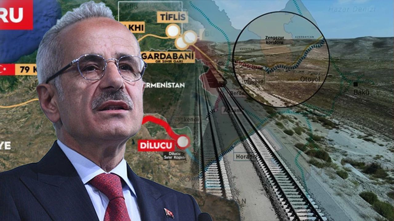 Zengezur Koridoru&#039;nda tarihi adım! Kars-Iğdır-Aralık-Dilucu Demir Yolu Hattı&#039;nda ilk kazma vuruluyor: Milyonlarca kişi kullanacak