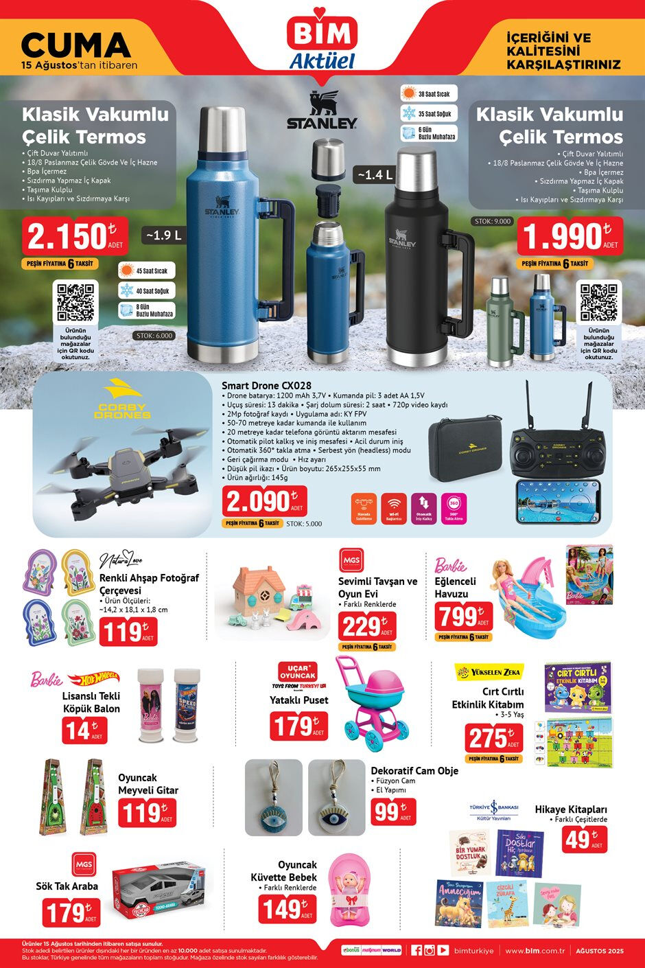 22 Ağustos BİM kırtasiye ürünleri kataloğu çıktı mı? - 1. Resim