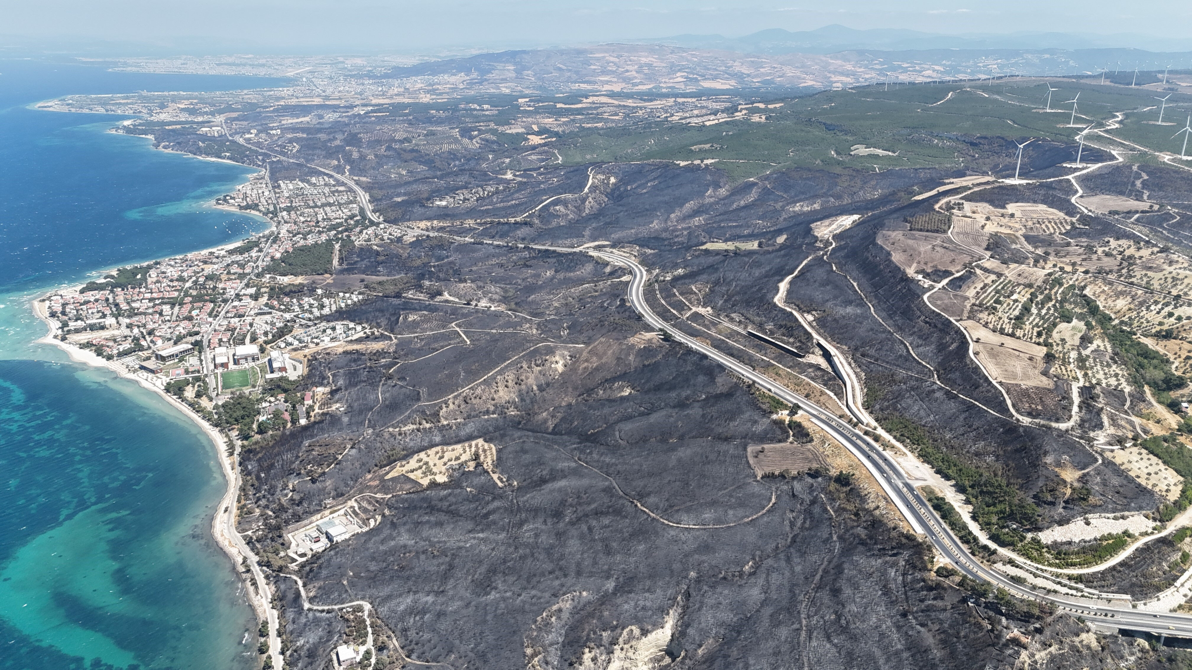 Çanakkale'de 8 günün bilançosu belli oldu! Binlerce hektarlık alan artık yok.... - 2. Resim