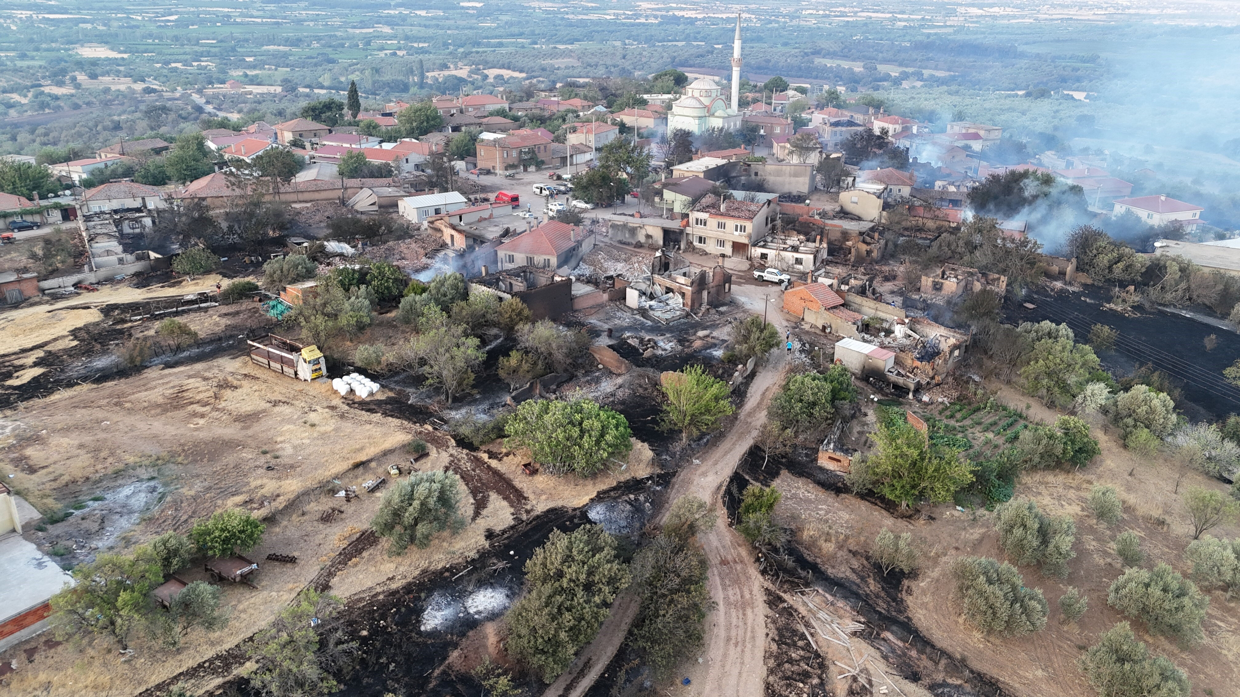 Çanakkale'de 8 günün bilançosu belli oldu! Binlerce hektarlık alan artık yok.... - 1. Resim