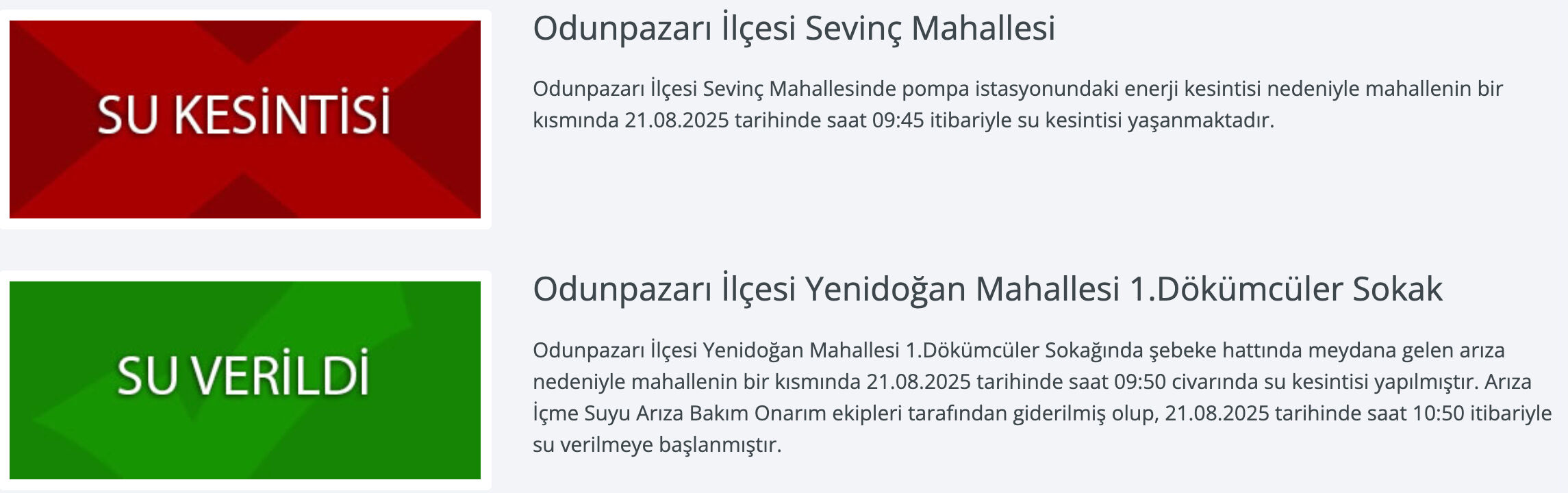 Eskişehir su kesintisi sorgulama: Eskişehir'de sular ne zaman, saat kaçta gelecek? - 2. Resim