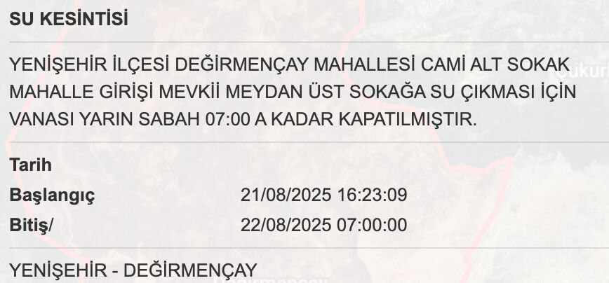 MESKİ su kesintisi: Mersin'de sular ne zaman gelecek, saat kaçta? - 9. Resim