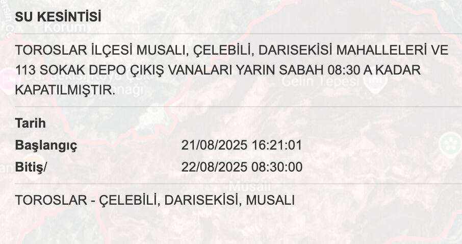 MESKİ su kesintisi: Mersin'de sular ne zaman gelecek, saat kaçta? - 4. Resim