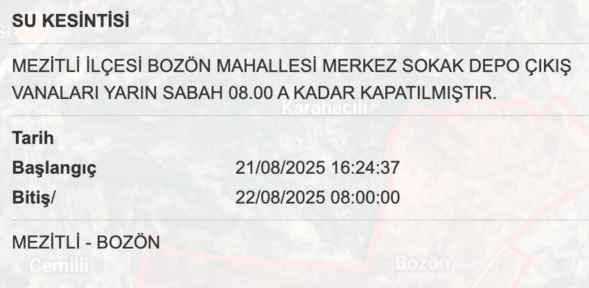 MESKİ su kesintisi: Mersin'de sular ne zaman gelecek, saat kaçta? - 10. Resim