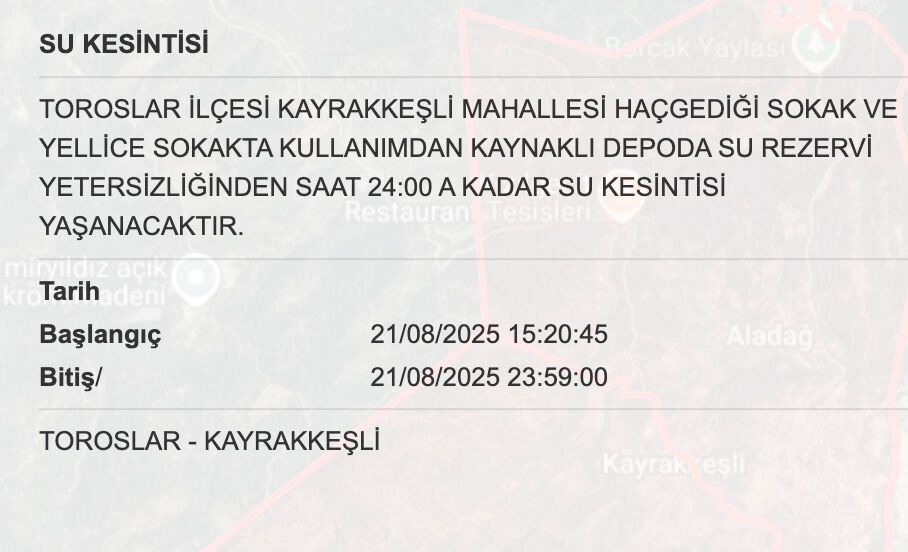 MESKİ su kesintisi: Mersin'de sular ne zaman gelecek, saat kaçta? - 2. Resim