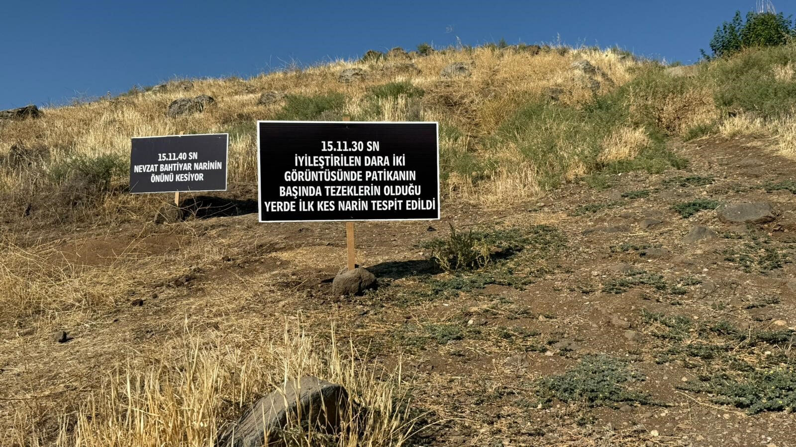 Narin Güran cinayetinin üzerinden 1 yıl geçti: Köyün girişinde dikkat çeken dövizler! Saniye saniye... - 6. Resim