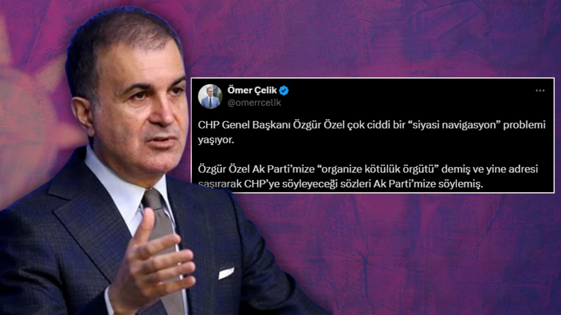 Ömer Çelik'ten Özgür Özel'e sert tepki!