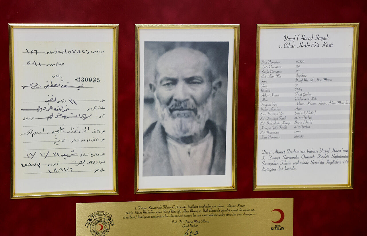 Şimdi torunu yardım g&ouml;t&uuml;r&uuml;yor! Filistin'de savaşan dedesinin 107 yıllık mektubu ortaya &ccedil;ıktı - 3. Resim