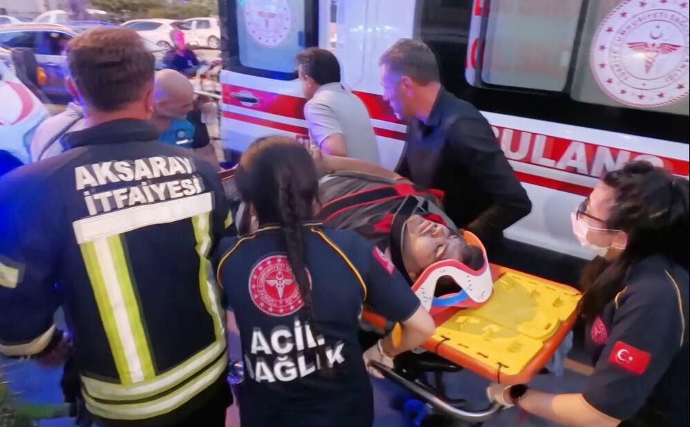 Aksaray'da asansör faciası: 2 kişi ağır yaralandı - 2. Resim