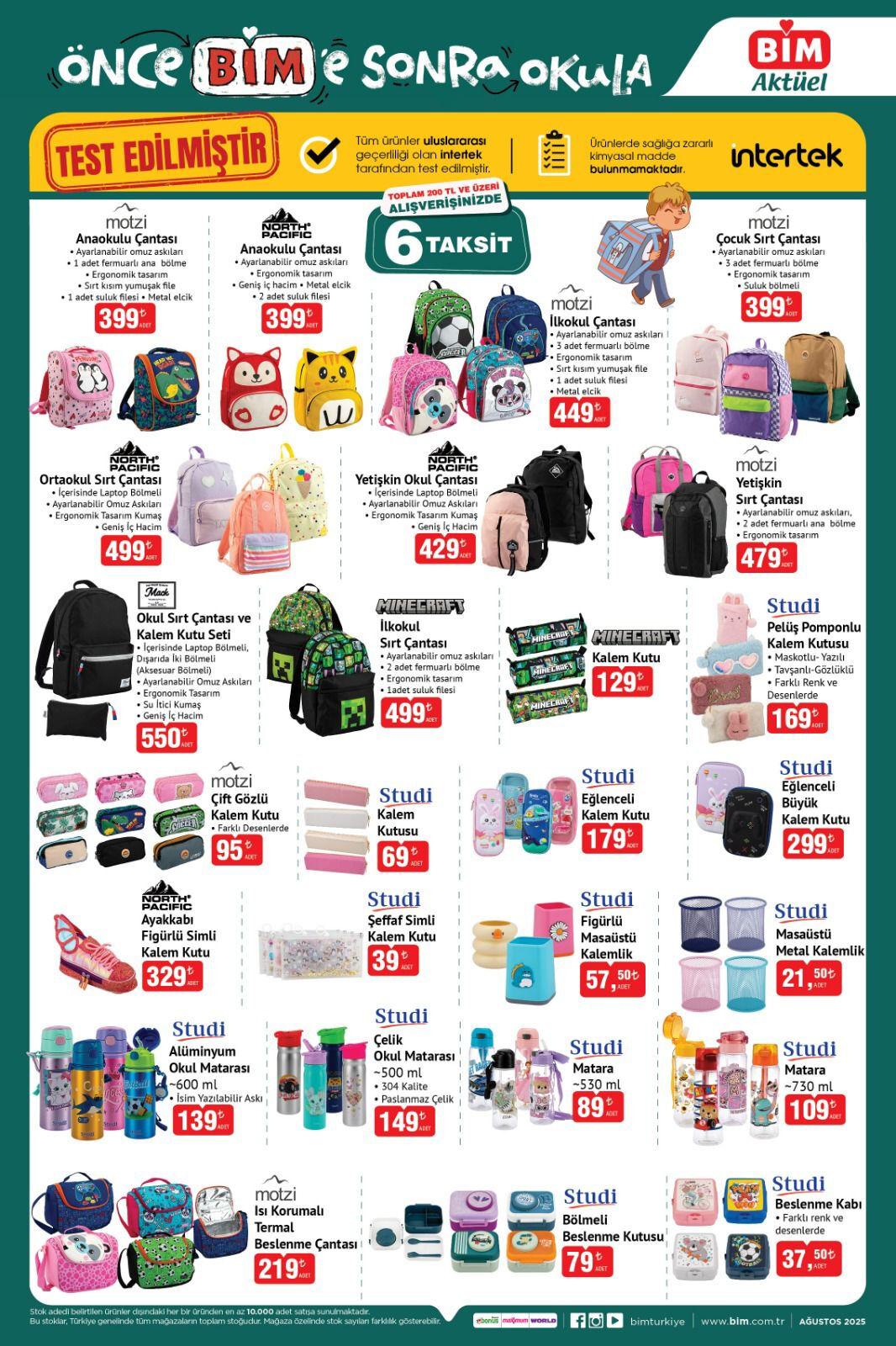 BİM kırtasiye &uuml;r&uuml;nleri kataloğu &ccedil;ıktı! İşte fiyat&nbsp;listesi - 1. Resim