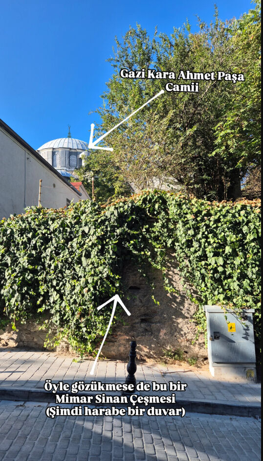 Herkes yanından geçiyor ama kimse bilmiyor! Mimar Sinan'ın Fatih'teki yadigarı perişan halde - 3. Resim