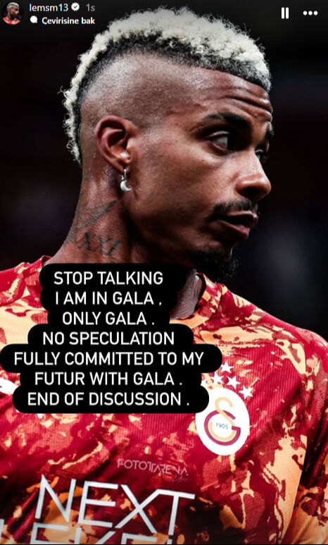 Lemina'dan transfer açıklaması: Galatasaray'dan ayrılacak mı?
