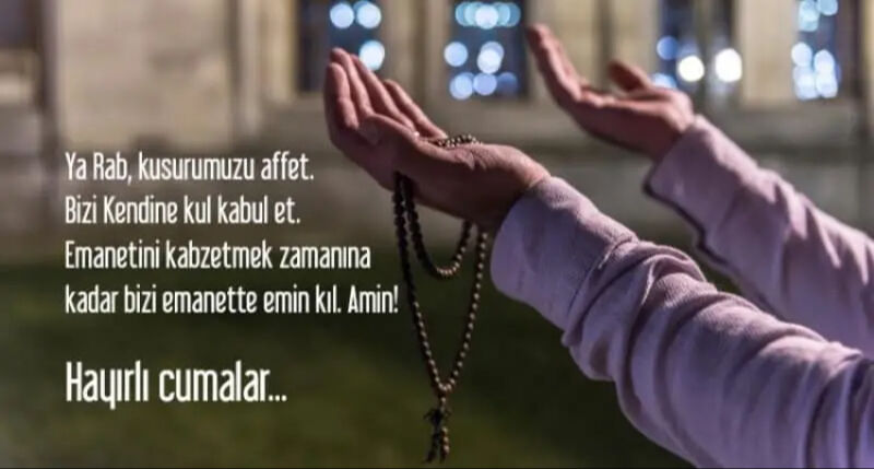 Resimli cuma mesajları 22 Ağustos: En yeni dualı, ayetli, hadisli hayırlı cumalar mesajları 2025 - 4. Resim