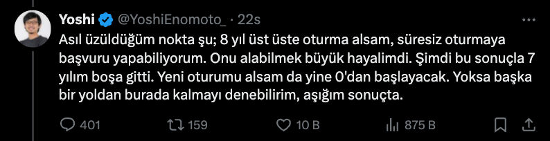 Yoshi Enomoto’ya oturma izni verildi mi, sınır dışı mı edildi, Yoshi şu an nerede? Ünlü fenomen Türkiye'den ayrılmak zorunda olduğunu açıkladı! - 2. Resim