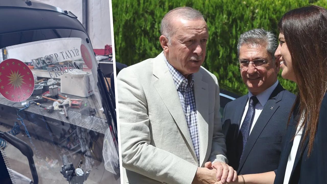 Cumhurbaşkanı Erdoğan'a özel hediye! Plakasına bakan bir daha baktı Cumhurbaşkanı Erdoğan'a özel hediye! Plakasına bakan bir daha baktı