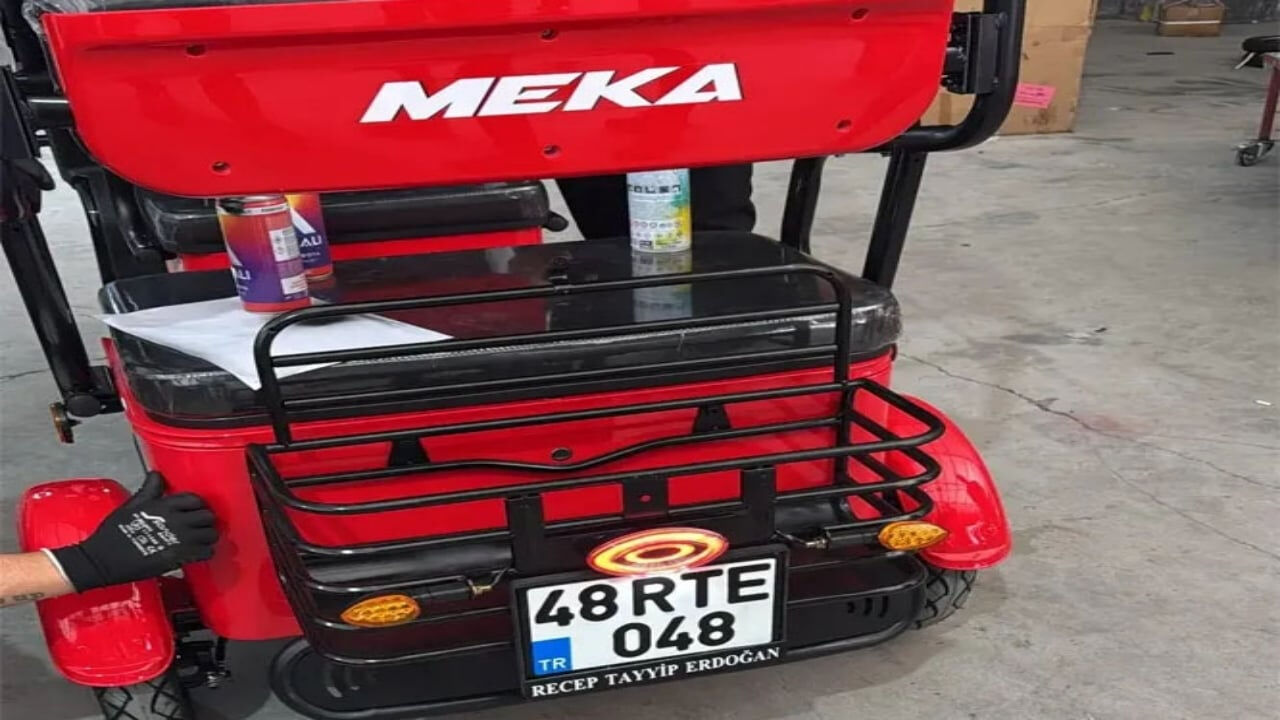 Cumhurbaşkanı Erdoğan'a özel hediye! Plakasına bakan bir daha baktı - 2. Resim