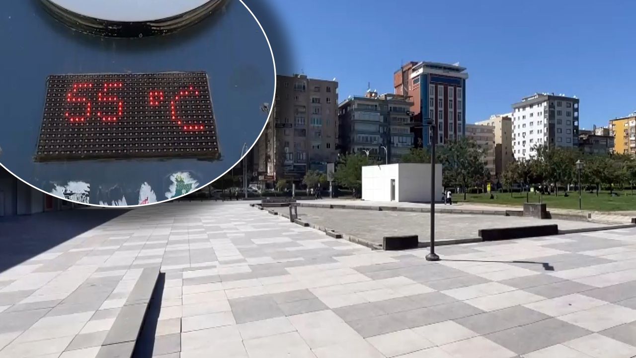 Sıcaktan kavruluyorlar! Bir kentimizde termometreler 55 dereceyi gördü Sıcaktan kavruluyorlar! Bir kentimizde termometreler 55 dereceyi gördü