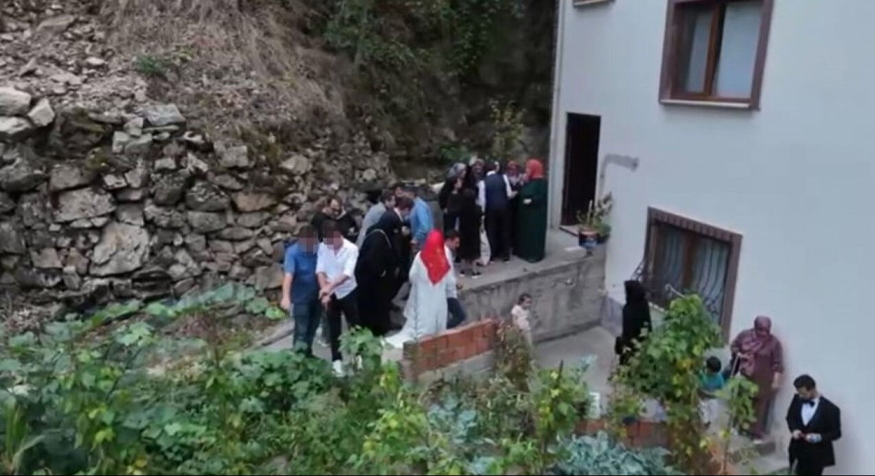Trabzon'da maganda cinayetinin görüntüleri ortaya çıktı! Kız alma merasimi kabusa dönüştü! - 1. Resim