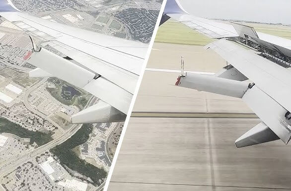 Uçağın kanadı havada koptu! Boeing 737 krizi büyüyor - 1. Resim