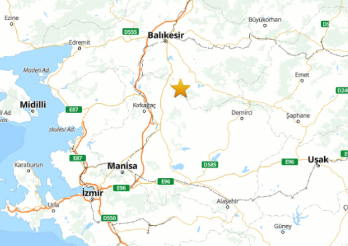 AFAD duyurdu: Balıkesir'de deprem! - 1. Resim