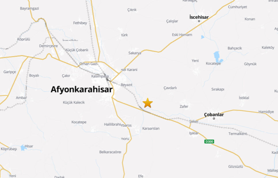 Afyon'da deprem mi oldu? 24 Ağustos deprem listesi açıklandı, işte son dakika sarsıntılar - 1. Resim