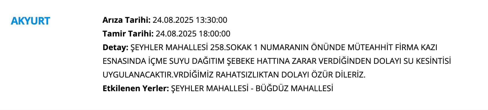 ASKİ duyurdu! Ankara su kesintisi listesi paylaşıldı! Polatlı, Yenimahalle, Sincan, Akyurt ve Çankaya'da sular saat kaçta gelecek? - 7. Resim