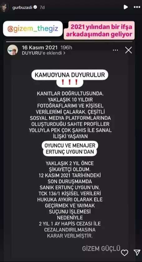 Aslıhan Gürbüz ünlü oyuncunun tacize uğradığını duyurdu! Olay detayları açıkladı: Fotoğraflarını çaldı ve... Aslıhan Gürbüz ünlü oyuncunun taciz edildiğini duyurdu! Olay detayları açıkladı: Fotoğraflarını çaldı ve... - 5. Resim