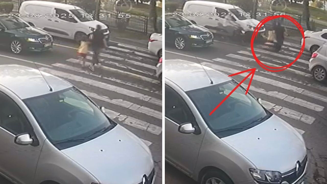 Fatsa’da korkunç anlar! Motosiklet yayaya çarptı, otomobile çarparak durdu - 1. Resim