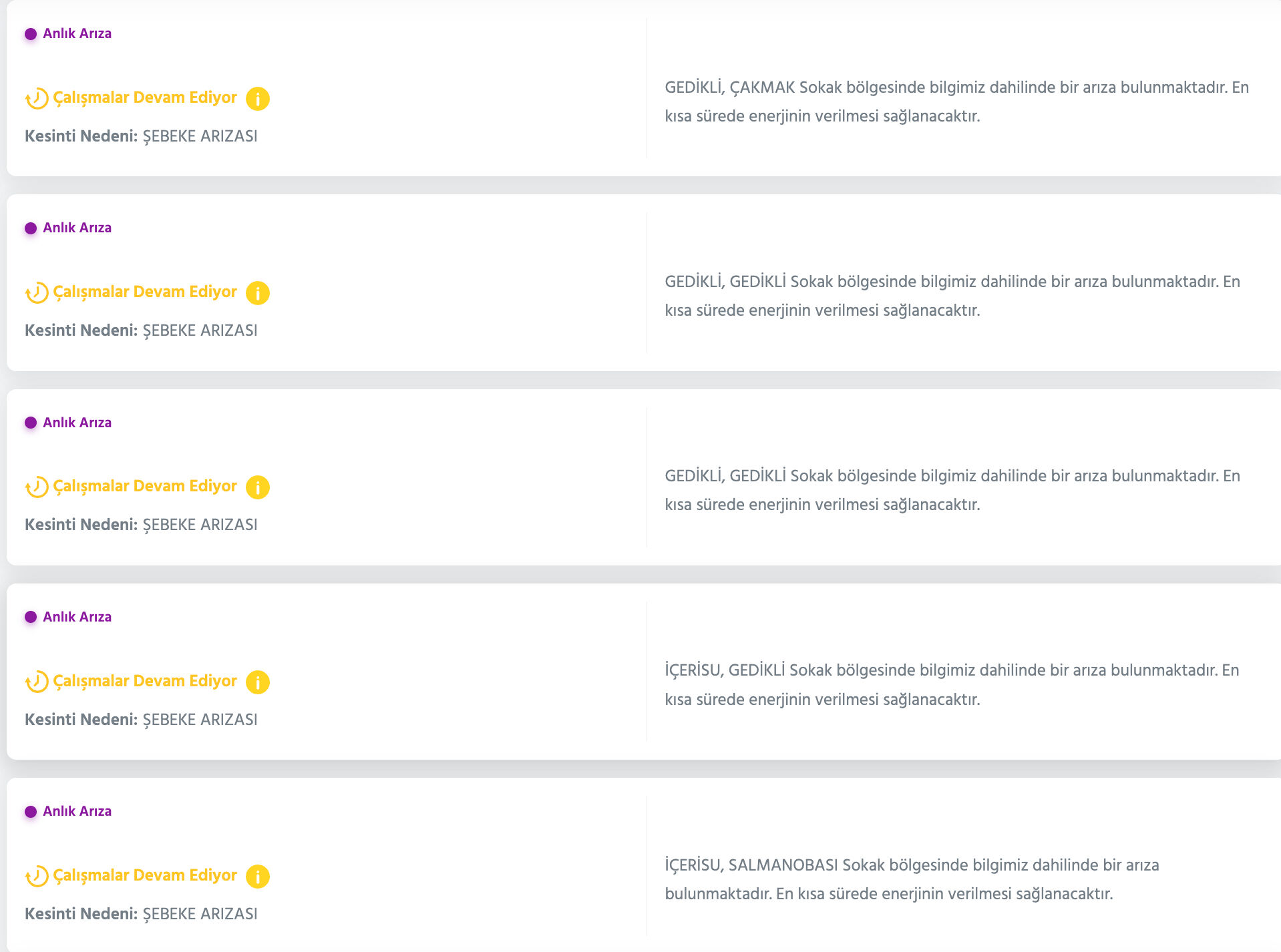 Gaziantep elektrik kesintisi! Toroslar EDAŞ listeyi paylaştı! Gaziantep'te elektrikler ne zaman, saat kaçta gelecek? - 8. Resim