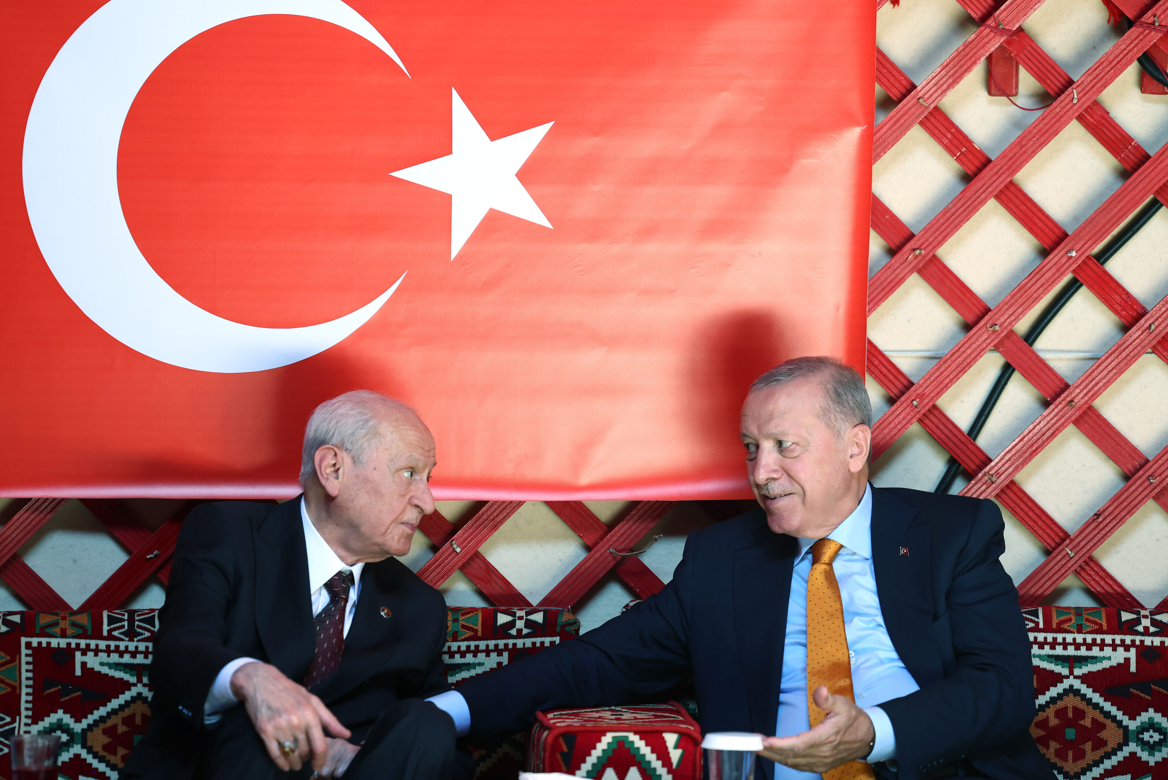 Cumhurbaşkanı Erdoğan ve Bahçeli'den kriz iddialarına fotoğraflı cevap - 1. Resim