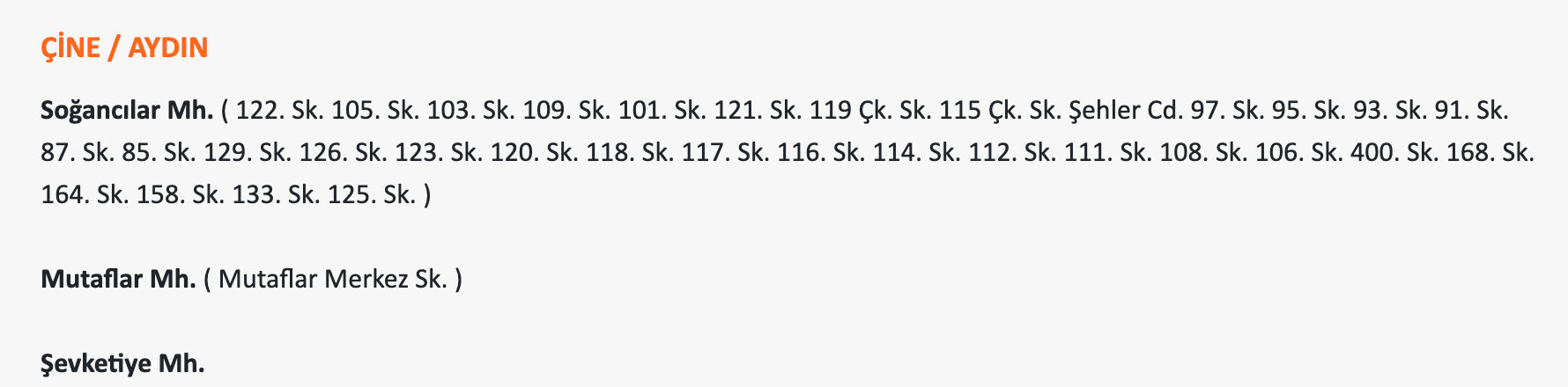 Didim elektrik kesintisi sorgulama! 25-26 Ağustos Aydın'da elektrikler ne zaman gelecek? - 4. Resim