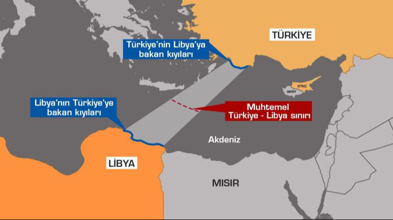 İsrail basını itiraf etti: Ankara Akdeniz’de oyunu bitiriyor, Esad’ın gidişi bile böyle sarsmamıştı Libya Ulusal Ordusu komutanı Halife Hafter'e bağlı Temsilciler Meclisi'nin, Türkiye ile 2019'da imzalanan Deniz Yetki Anlaşması'nı onaylamaya hazırlanması Yunanistan'da da korkuya neden oldu