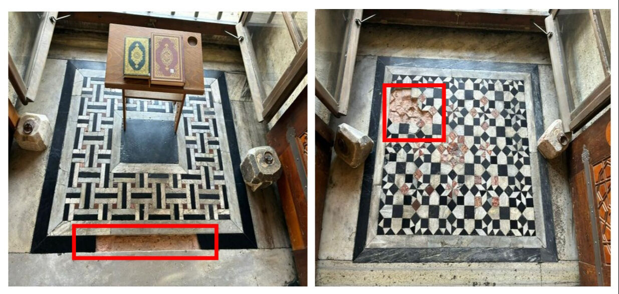 Süleymaniye’nin mozaikleri çalındı! Mimar Sinan’ın emanetinde durum içler acısı - 1. Resim