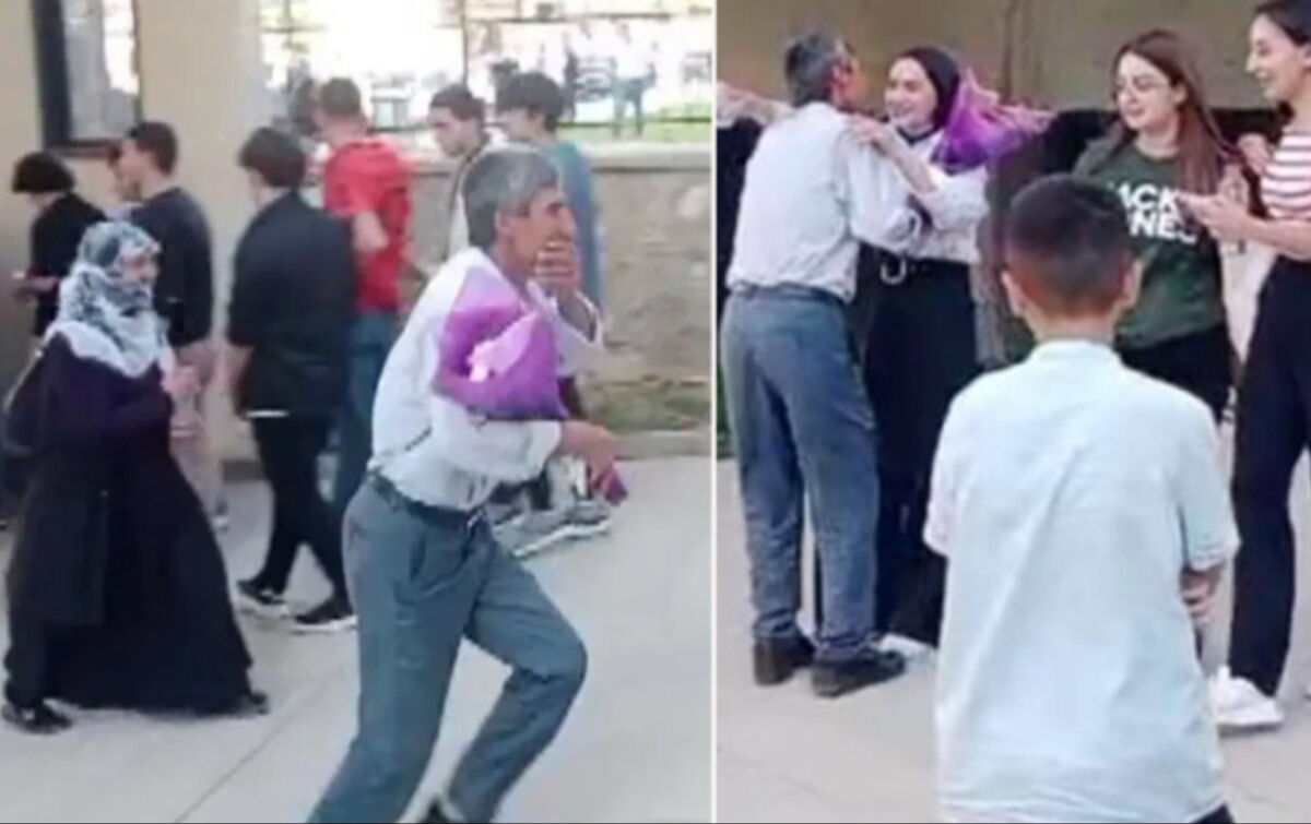 YKS çıkışındaki görüntüsü gündem olmuştu! Çimen Gülen, hayallerine kavuştu - 1. Resim