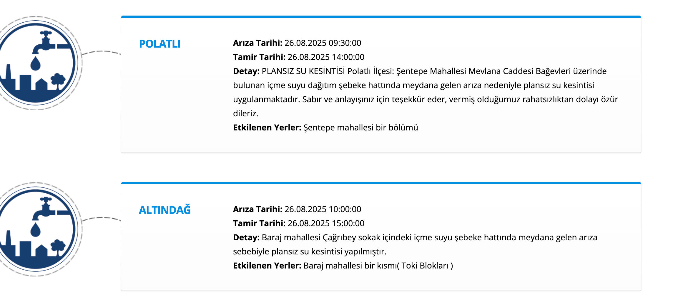 ASKİ su kesintisi listesi paylaşıldı! 26 Ağustos Ankara'da sular ne zaman gelecek? - 3. Resim