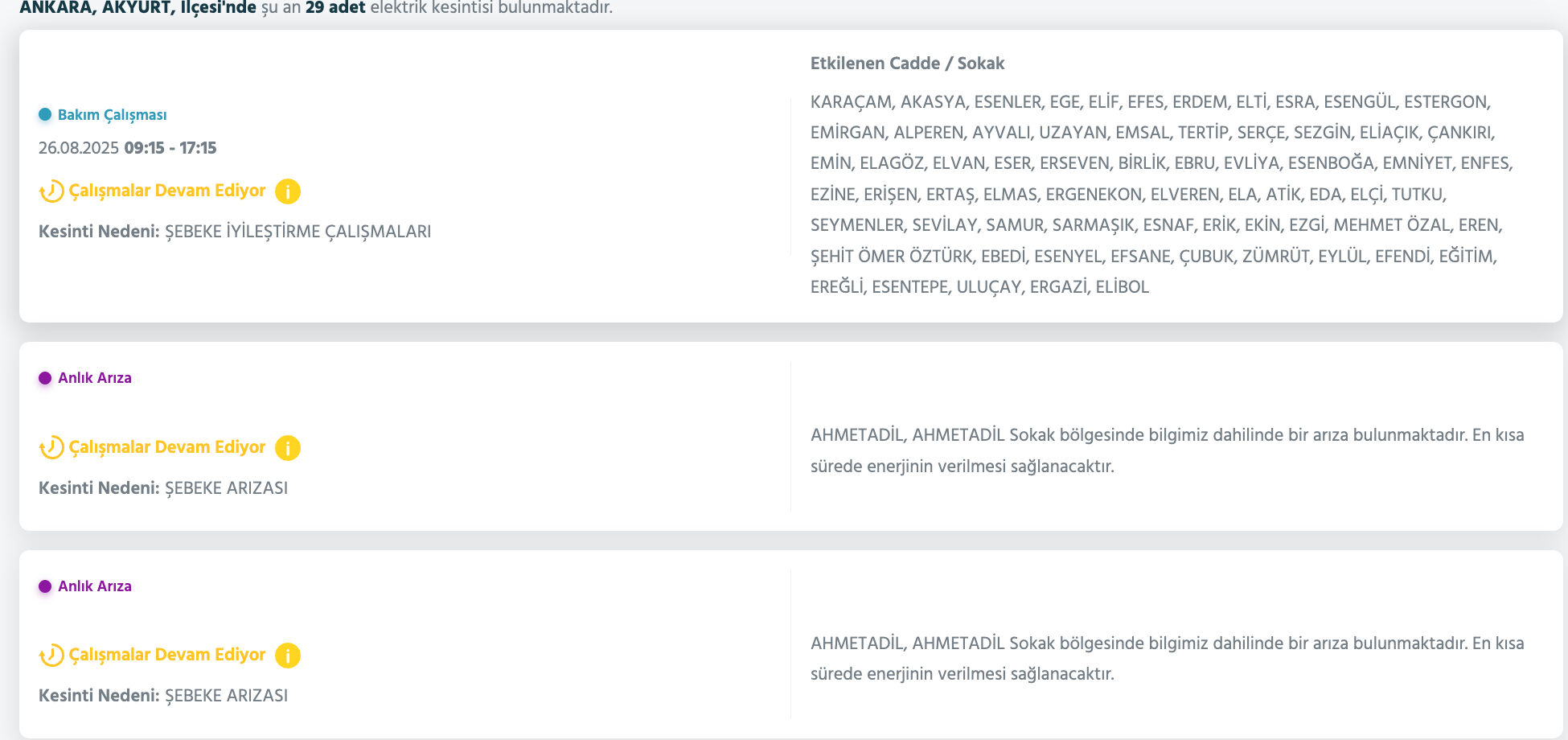 Etimesgut elektrik kesintisi programı! Başkent EDAŞ paylaştı: Ankara'da elektrikler ne zaman gelecek? - 5. Resim