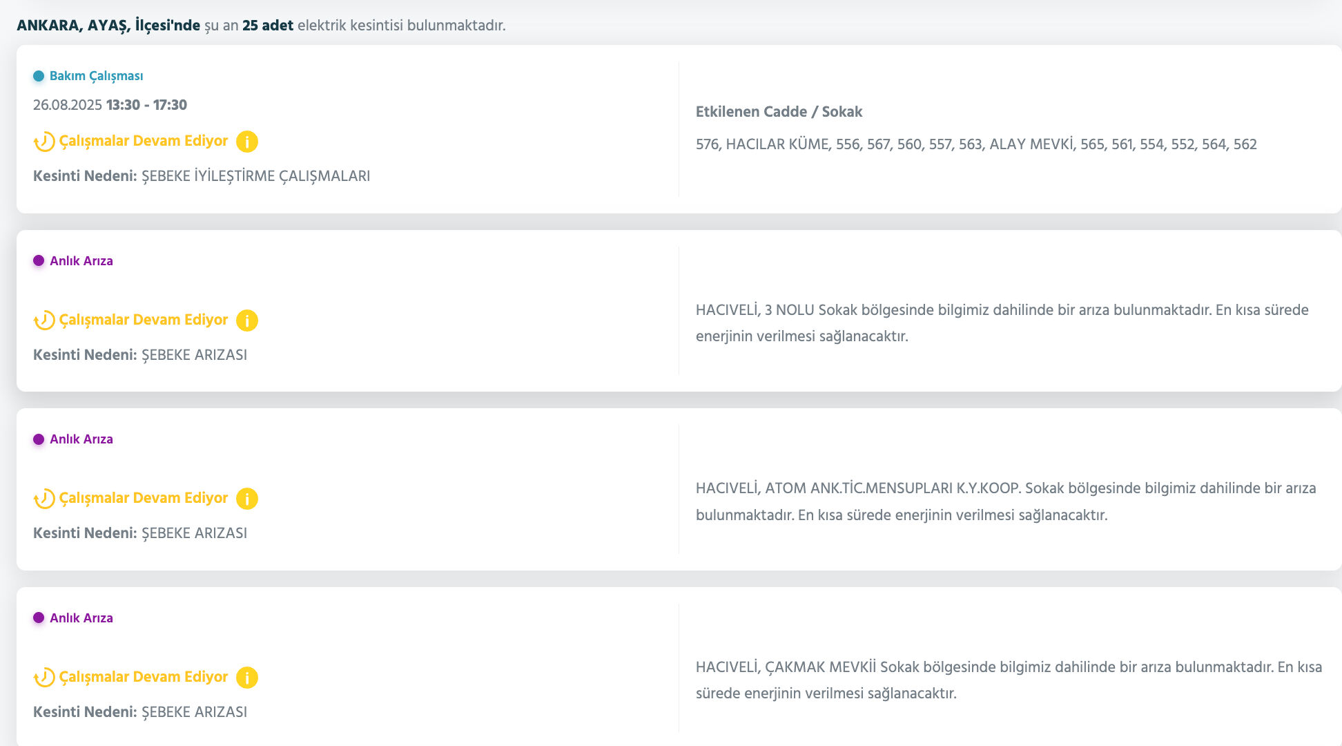Etimesgut elektrik kesintisi programı! Başkent EDAŞ paylaştı: Ankara'da elektrikler ne zaman gelecek? - 7. Resim