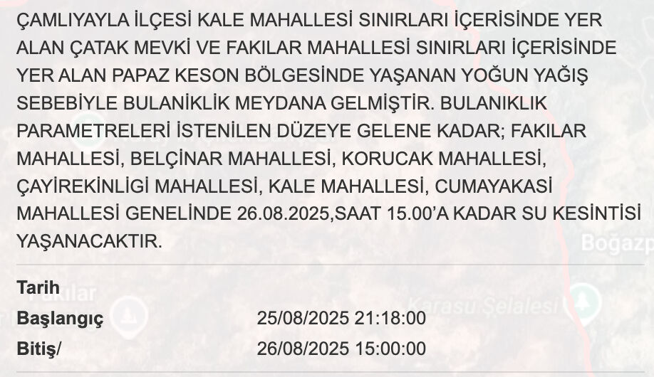 MESKİ su kesinti listesi! Mersin'de sular ne zaman, saat kaçta gelecek? Erdemli, Silifke, Toroslar, Yenişehir su kesintisi sorgulama... - 8. Resim