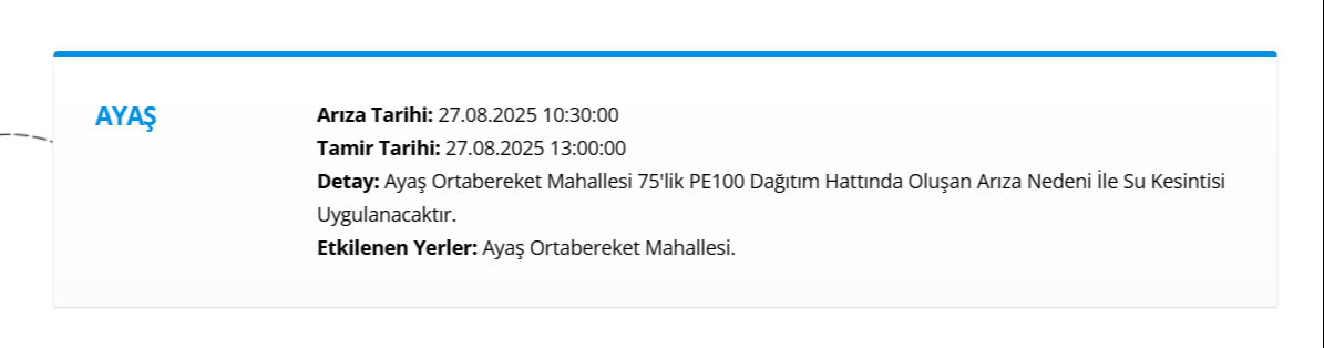 ASKİ Ankara su kesintisi 27 Ağustos 2025! Ankara'da sular ne zaman gelecek? - 4. Resim