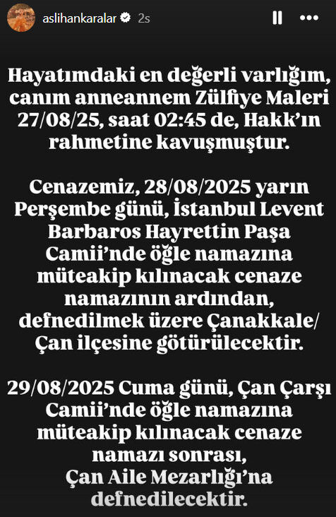 Aslıhan Karalar acı haberi duyurdu: Hayatımdaki en değerli varlığımı kaybettik - 2. Resim