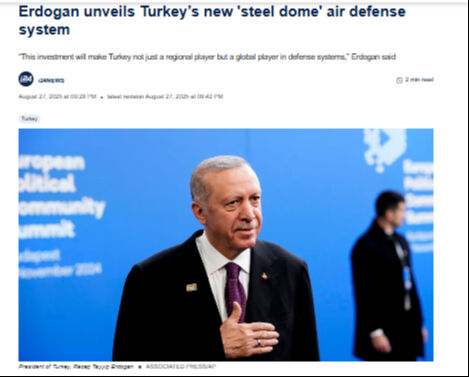 Çelik Kubbe dünya basınında! 